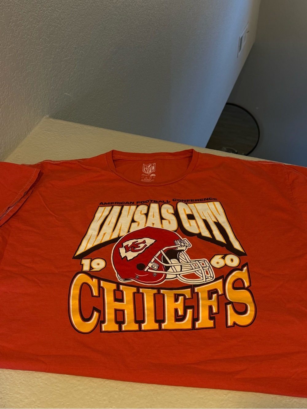 NFL Kansas City Chiefs Red Orange Graphic Tee